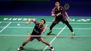 Sementara itu, ganda putra Indonesia lainnya, Fajar Alfian/Muhammad Rian Ardianto juga takluk dari pasangan China, Liu Yu Chen/Ou Xuan Yi, dengan dua gim langsugn 18-21 dan 18-21. (Bola.com/Bagaskara Lazuardi)