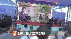 Sandiaga Uno dengarkan keluhan petani buah naga dan jeruk di Banyuwangi, Jawa Timur.