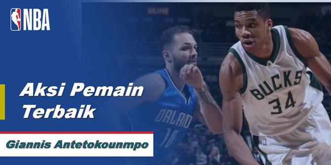 VIDEO: Aksi-Aksi Terbaik Giannis Antetokounmpo Saat Milwaukee Bucks Kalahkan Orlando Magic 110-101