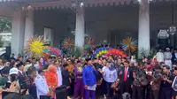 Pramono Anung-Rano Karno Tiba di Balai Kota Jakarta, Disambut Solawat dan Tradisi Palang Pintu
