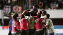 Ini kemenangan kedua berturut-turut pelatih sementara Persib Bandung, Budiman. Budiman siap kembali kepada posisinya semula sebagai asisten pelatih jika Luis Milla sudah tiba di Bandung dan melatih Persib Bandung. (Bola.com/Bagaskara Lazuardi)