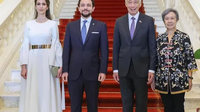 Penampilan Perdana Putri Rajwa dari Yordania Saat Awal Kehamilan Anak Pertama, Sudah Tahu Sejak Awal Tahun