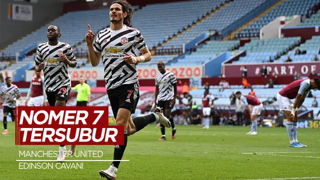 VIDEO: Catatan Pemain No 7 di Manchester United Setelah Cristiano Ronaldo, Edinson Cavani Tersubur