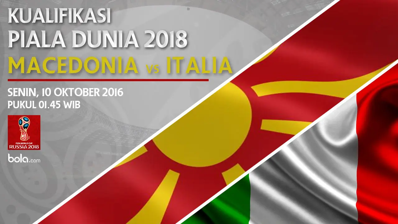 Kualifikasi Piala Dunia 2018_Macedonia Vs Italia (Bola.com/Adreanus Titus)