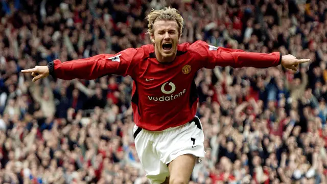 FOTO: 6 Pemain Manchester United asal Inggris dengan Penampilan Terbanyak, David Beckham ke-6 - David Beckham