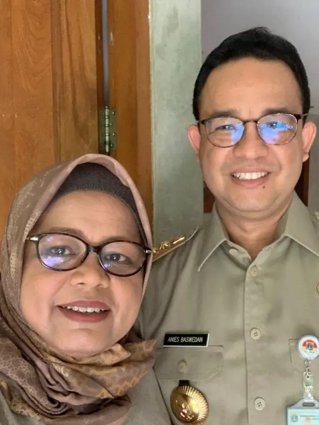 Anies Baswedan dan Fery Farhati. (Foto: Instagram @fery.farhati)