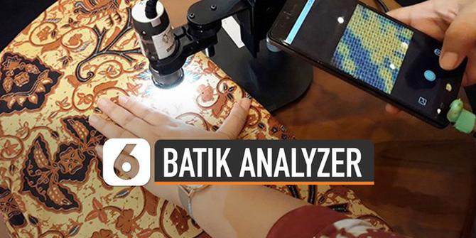 VIDEO: Batik Analyzer, Aplikasi Bedakan Batik Asli atau Palsu