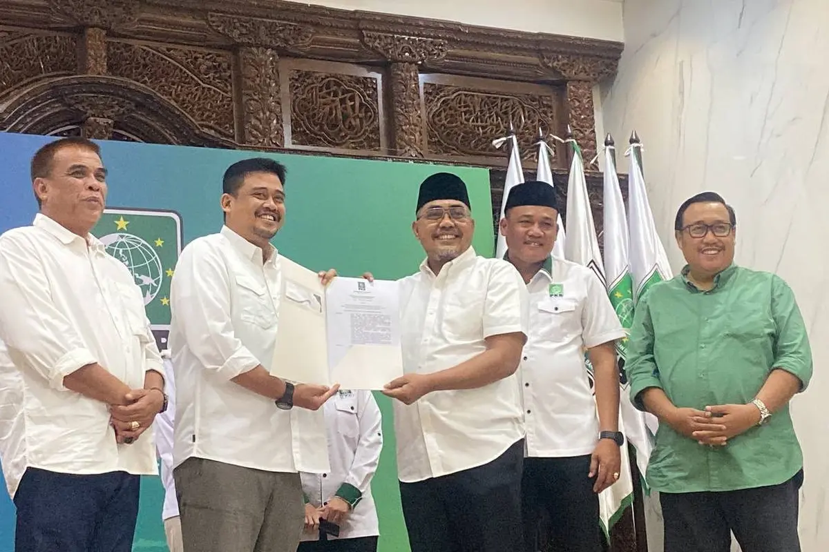 Bobby Nasution menerima pinangan Partai Kebangkitan Bangsa (PKB) sebagai bakal calon gubernur Sumatera Utara (bakal Cagub Sumut) di Pilkada 2024 dan kini mencari bakal cawagub perempuan.