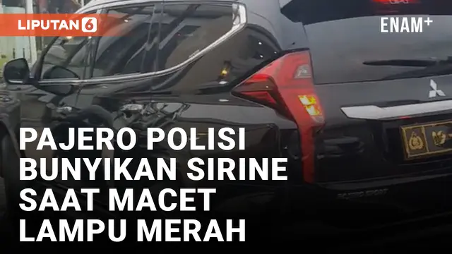 Viral! Mobil Polisi Bunyikan Sirine Saat Macet di Lampu Merah
