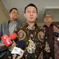 Ketua Komisi Yudisial (KY), Suparman Marzuki diperiksa di Bareskrim Polri, Jakarta, Senin (28/9/2015).(Liputan6.com/Helmi Afandi)