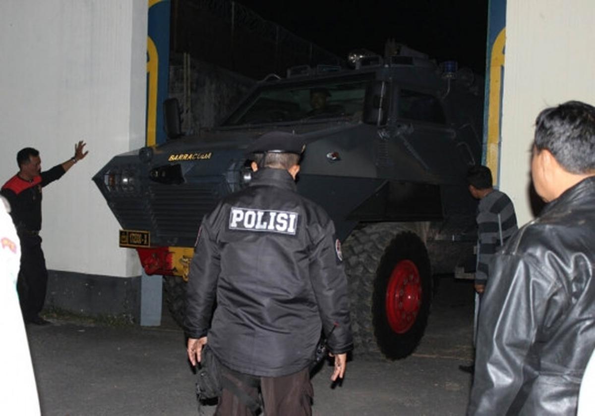Suasana genting pemindahan 9 napi teroris dari Lapas Lowokwaru