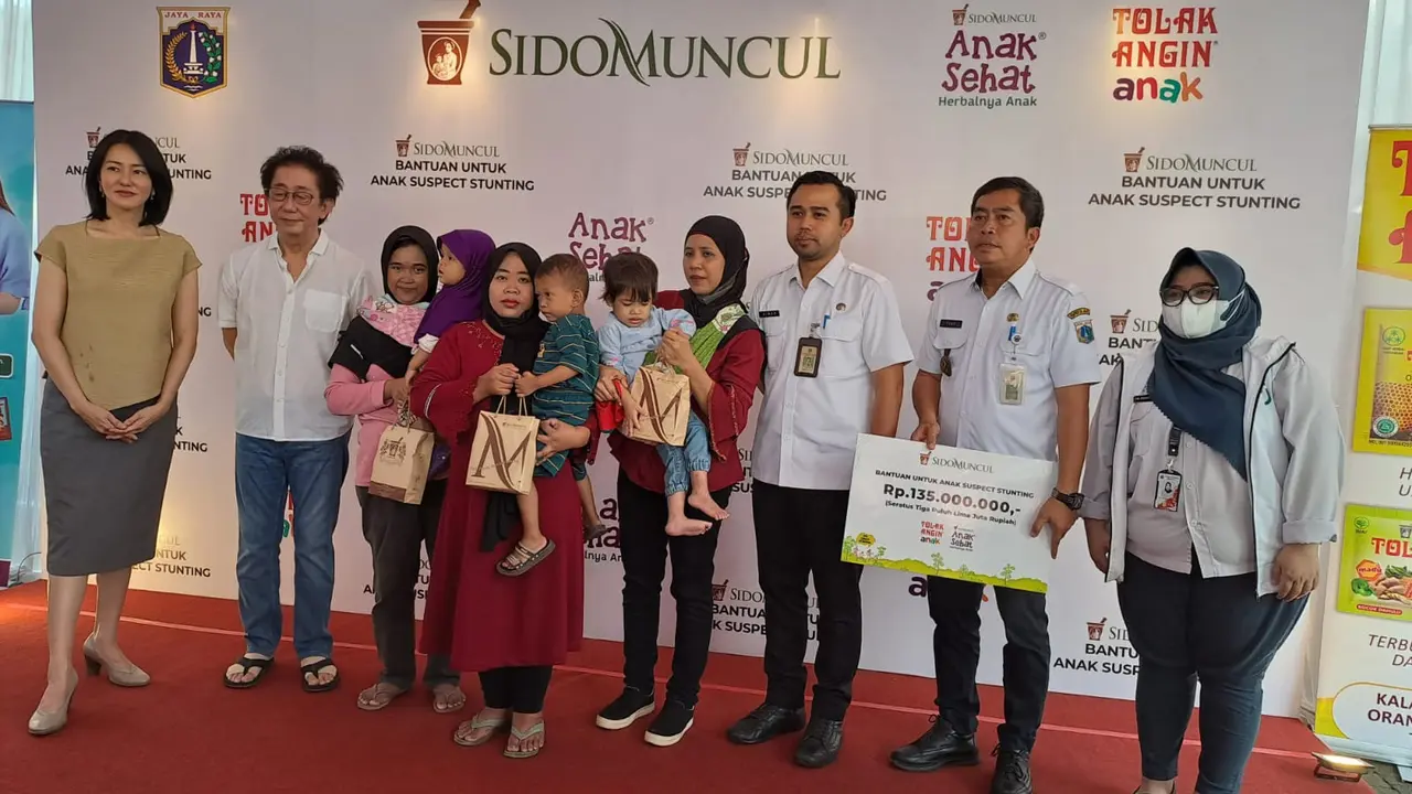 Bantuan yang digelontorkan Sido Muncul senilai Rp 135.500.000 yang diberikan kepada 13 orang anak, dengan masing-masing mendapatkan Rp 1,35 juta per anak selama 7 bulan ke depan.