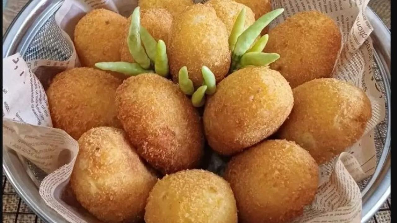 Kroket singkong isi daging. foto: Instagram @dianashop2211