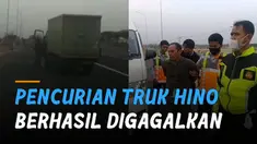 PJR Polda Jabar dan petugas Tol Cipali berhasil menggagalkan pencurian truk tersebut.