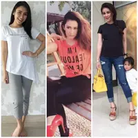 Deretan mama muda yang senang memakai kaos. (Image: instagram)