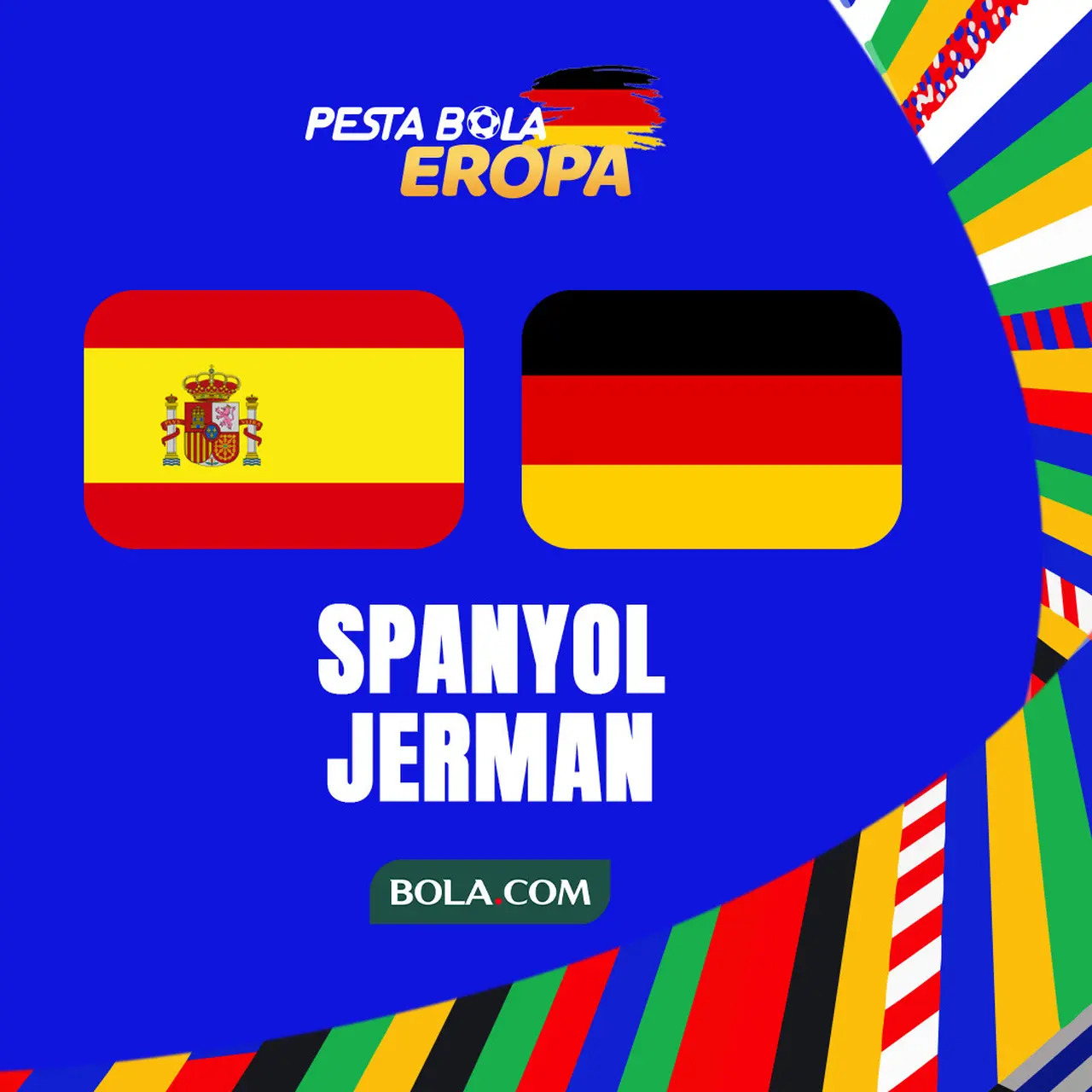 Sedang Berlangsung, Live Streaming Euro 2024 Spanyol Vs Jerman Piala