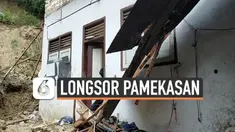 Bangunan asrama pondok pesantren di Pamekasan Madura tertimpa tebing longsor. Musibah ini terjadi Rabu (24/2) dini hari menewasakan 5 santri.