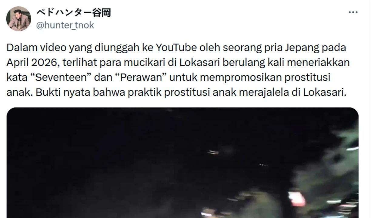 Viral Postingan Marak Prostitusi Anak di Taman Sari, Kapolsek Buka Suara