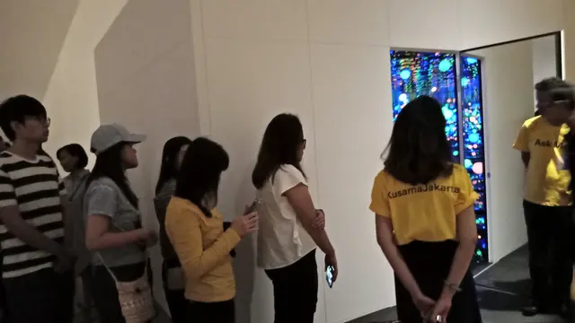 Hari Pertama, Pameran Yayoi Kusama Ramai Pengunjung