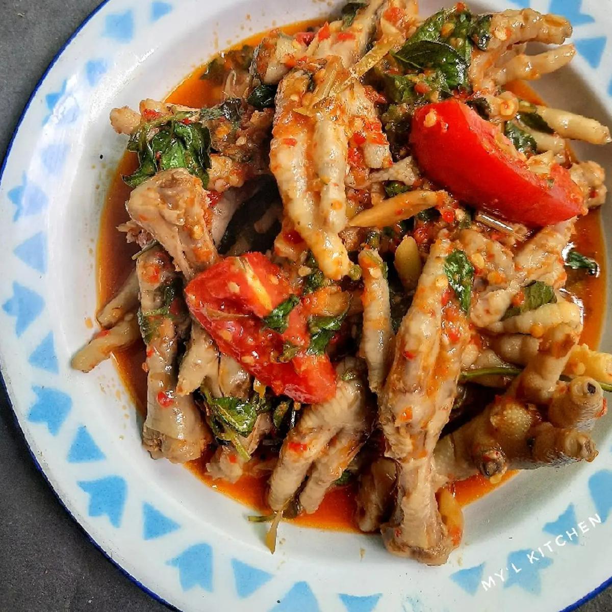 Menu Masakan Ceker Setan Kemangi