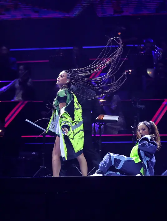 Agnez Mo -HUT SCTV ke-29 (Adrian Putra/Fimela.com)