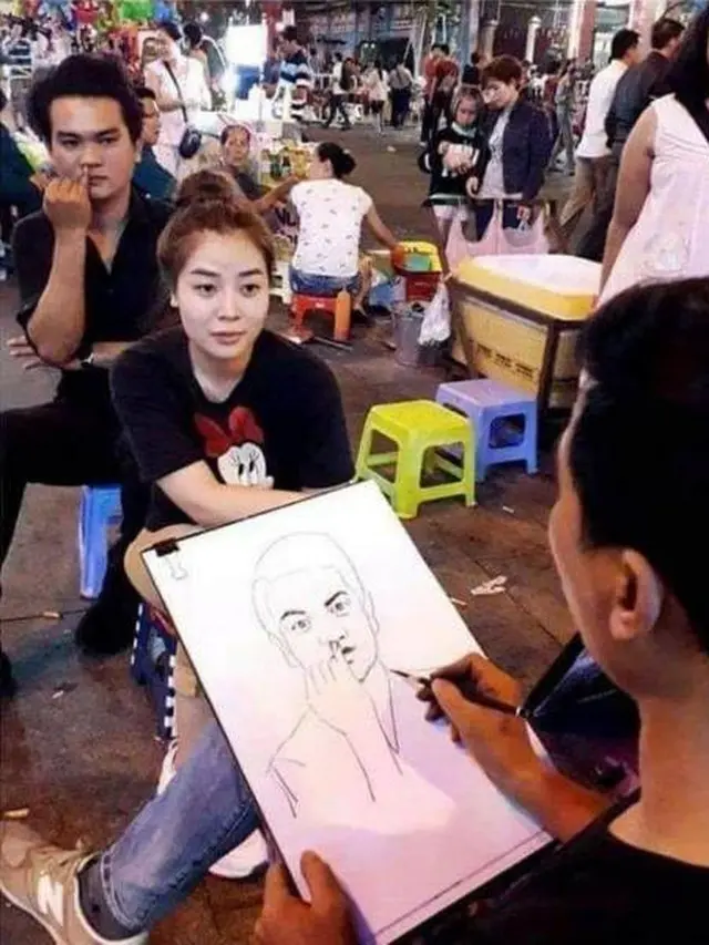 5 Potret Hasil Gambar Orang Ini Nyeleneh Ini Bikin Orang Kaget