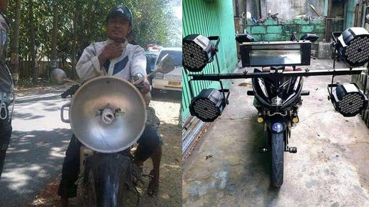 7 Modifikasi Lampu Sepeda Motor Nyeleneh Ini Bisa Ditilang Polisi - Hot