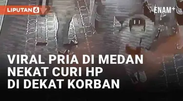 Aksi pencurian seakan tak mengenal tempat dan waktu, kali ini terjadi di sebuah bioskop di Medan, Sumatera Utara. Seorang pelaku pencurian terekam CCTV mengambil HP yang tertinggal di lantai. Padahal korban masih berada di dekat dengan HP.