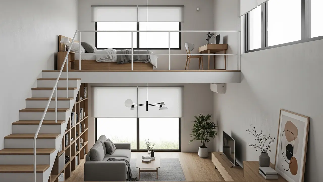 Gambar Rumah Mezzanine Murah tapi Cantik (Gemini AI)