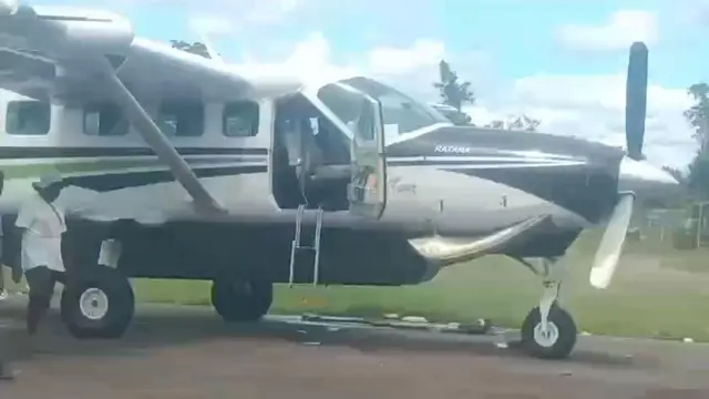 Pesawat Smart Air PK-SNR ditembaki di Boven Digoel Papua