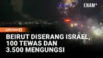 Serangan udara Israel kembali menghantam Beirut, Lebanon, pada malam hari hingga dini hari. Puluhan korban berjatuhan dan lebih dari satu juta warga terpaksa mengungsi akibat eskalasi konflik yang terus meningkat.