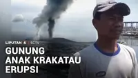 Gunung Anak Krakatau Erupsi, Hujan Abu Melanda
