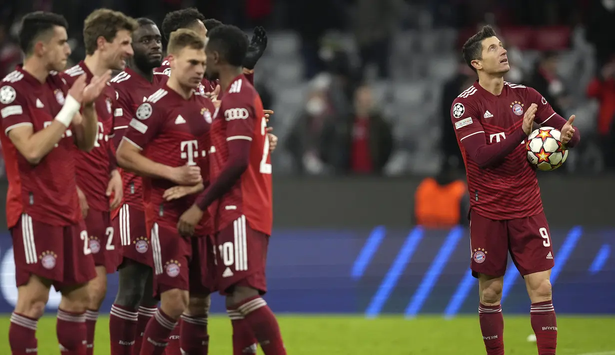 Tim dengan jumlah penampilan terbanyak di perempatfinal Liga Champions adalah Bayern Munchen. The Bavaria telah mencapai babak delapan besar sebanyak 20 kali dan berhasil menyabet gelar di ajang tersebut sebanyak enam kali. (AP/Matthias Schrader)