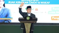 Wakil Menteri Agama Dr. KH. Romo R. Muhammad Syafi'i, S.H., M.Hum: Anak Disabilitas Bukan Objek Belas Kasihan dalam dalam acara Lebaran Yatim & Penyandang Disabilitas 2025 di Auditorium HM Rasjidi, Kantor Kementerian Agama, Jakarta Pusat, Jumat (4/7/2025), Foto: Kemenag.