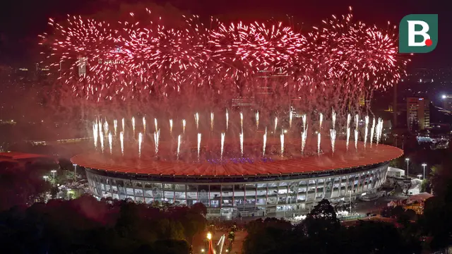 Pesta Kembang Api di Pembukaan Asian Games 2018