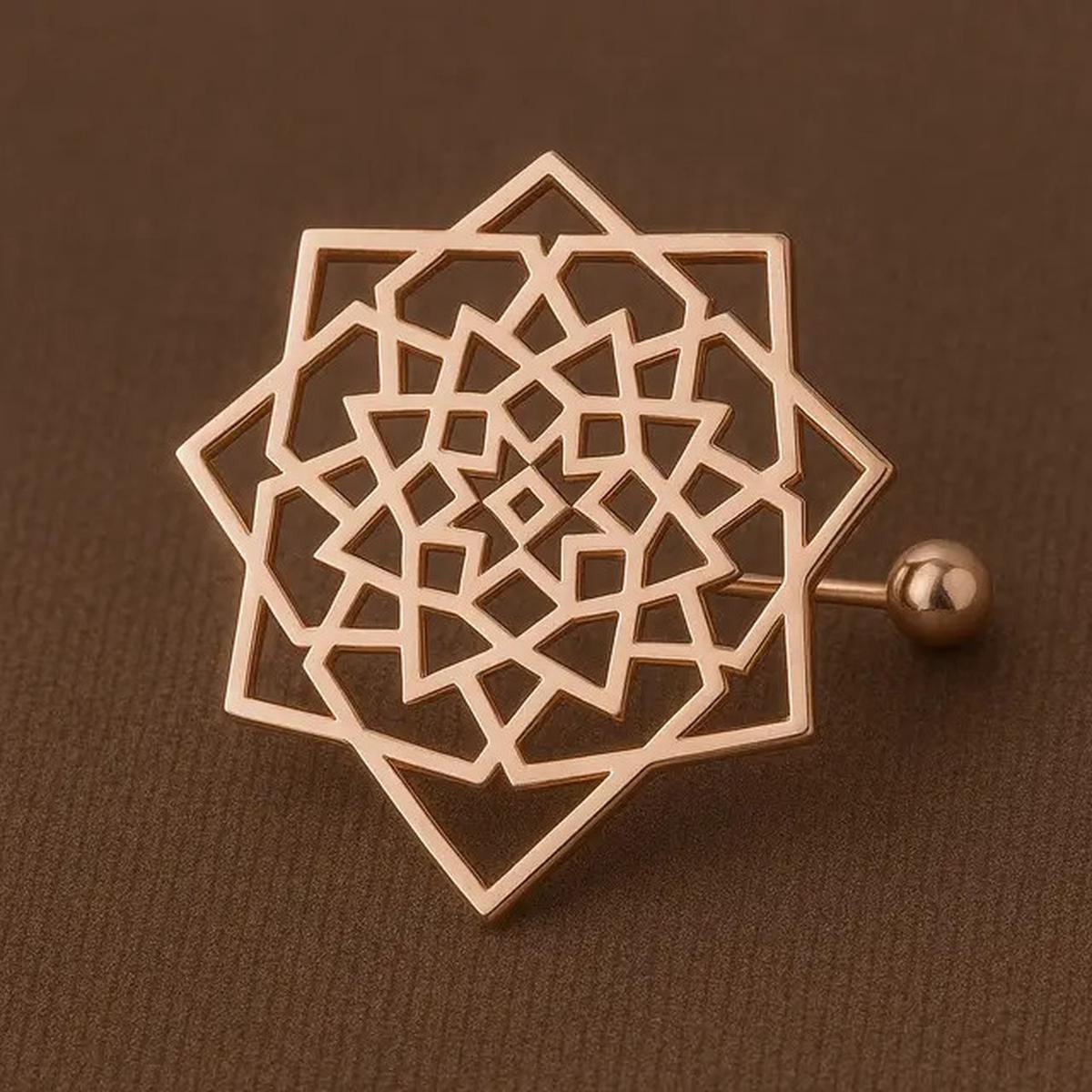 8 Desain Hijab Pin Islami dari Logam Mulia, Inovasi Modis dengan Sentuhan Nilai Spiritual