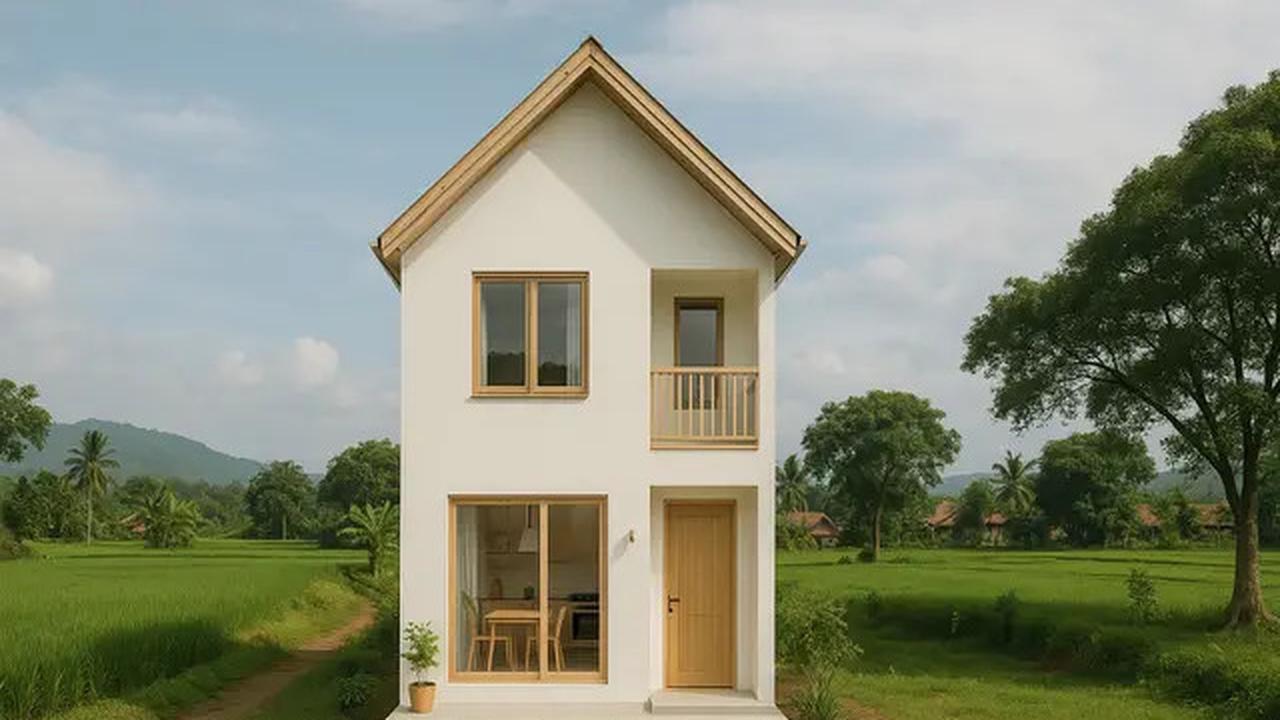 7 Model Rumah Lebar 6 Meter 2 Lantai di Desa, Nyaman dan Aman saat Dikunjungi Cucu dari Kota