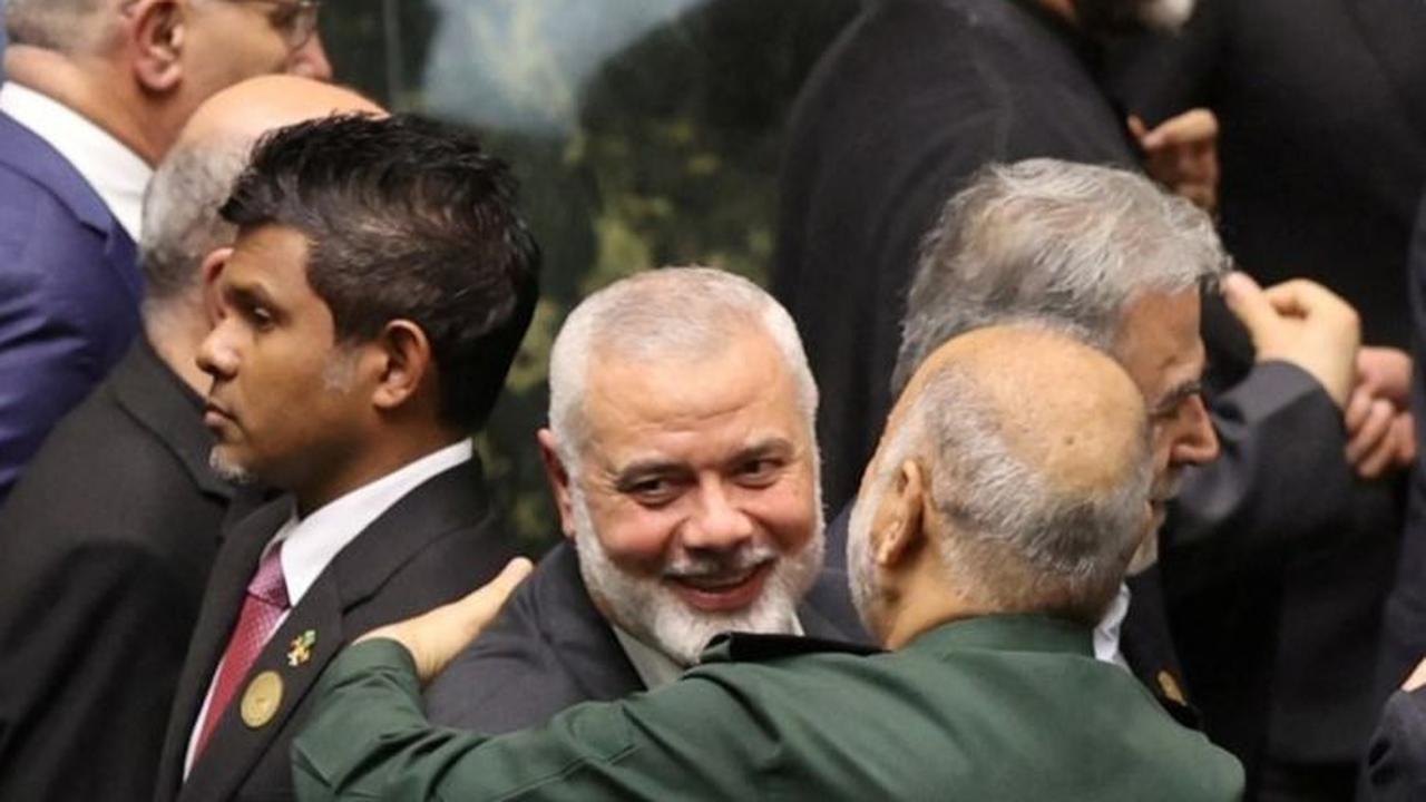 Hamas menyatakan duka cita atas meninggalnya Haniyeh, yang merupakan pemimpin senior Hamas. Foto: Majid Asgaripour/WANA (West Asia News Agency) via REUTERS<br>