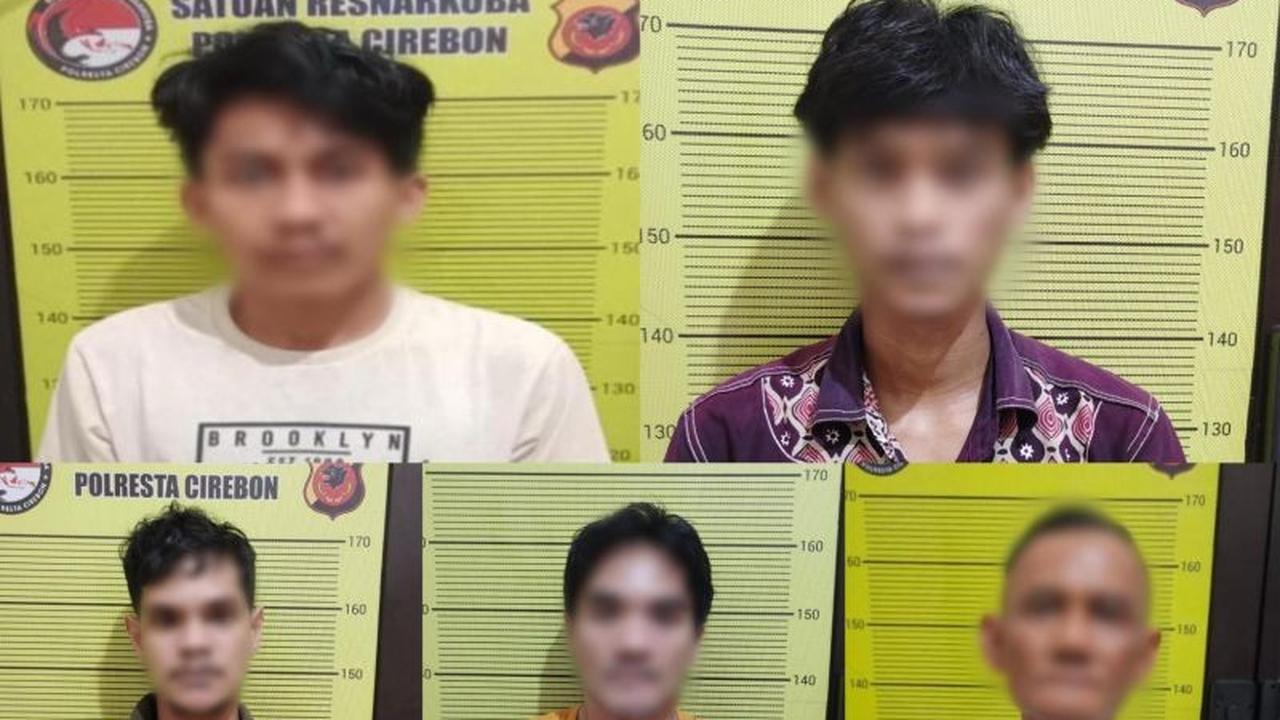 Polresta Cirebon Kembangkan Penyelidikan Usai Tangkap Lima Pengedar Sabu