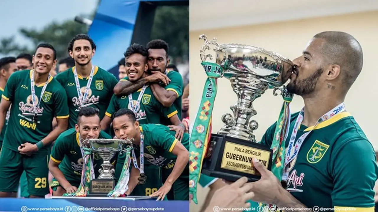 7 Potret Kemenangan Persebaya Surabaya di Piala Gubernur Jatim 2020