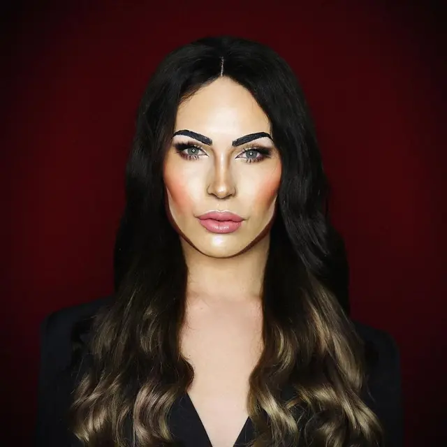 transformasi makeup mirip artis