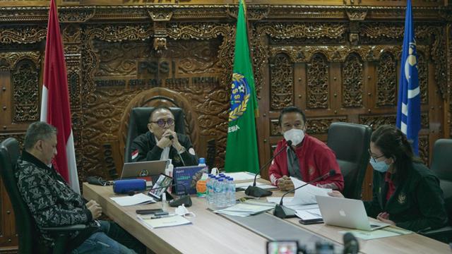 Rapat Exco PSSI 3 Mei 2021.