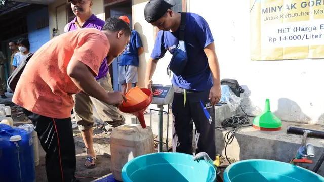 Operasi pasar minyak goreng Pemerintah Kota Probolinggo (Istimewa)