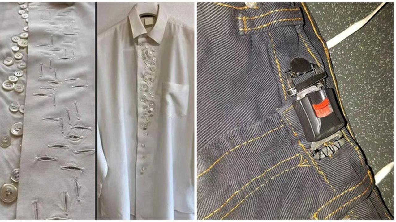 6 Potret Kancing Baju dan Celana Nyeleneh Ini Cara Pakainya Bikin Repot