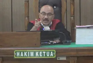 Hakim Ketua, Khamozaro Waruwu (Foto: Reza Efendi/Liputan6.com)