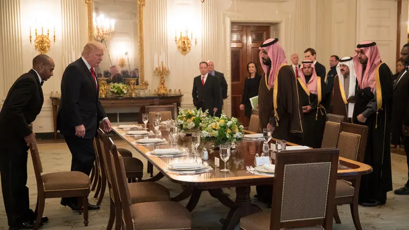 Pertemuan Trump dengan Pangeran Saudi, Sinyal 2 Sekutu 'Rujuk'?