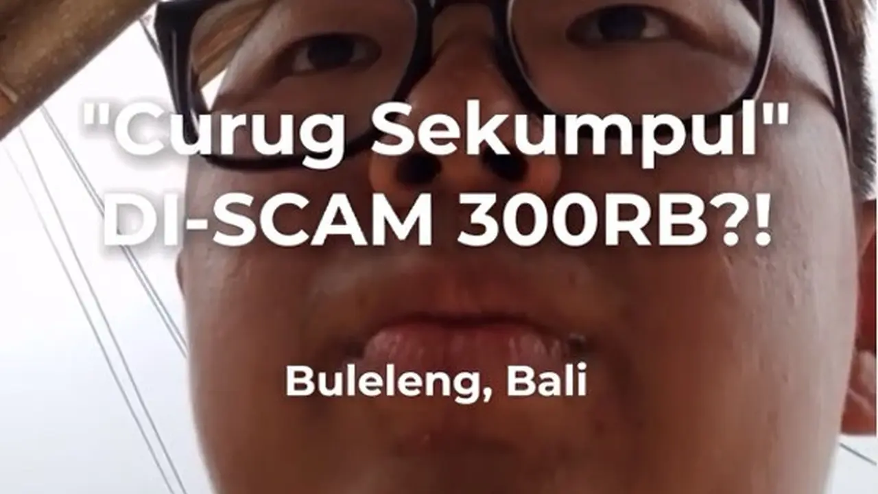 Viral wisatawan kena scam tiket Air Terjun Sekumpul