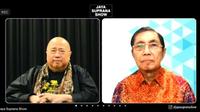 Mantan Direktur Jenderal Pajak Kemenkeu Hadi Poernomo dalam Jaya Suprana Show, Selasa (28/9/2021).