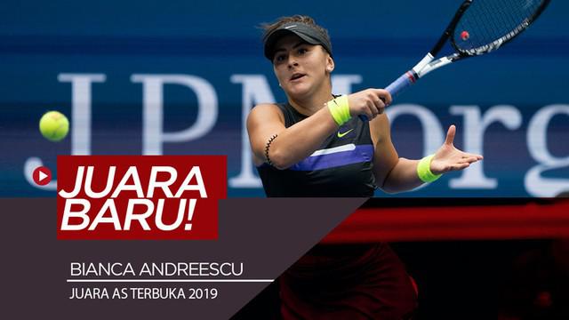 Berita video Bianca Andreescu menjadi juara baru di AS Terbuka (US Open) setelah pada partai final mengalahkan Serena Williams.