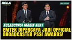 Sutanto Hartono bersyukur Emtek Group ditunjuk sebagai official broadcaster PSSI Awards 2026 di Jakarta, Sabtu (28/3/2026). Kolaborasi ini memperkuat penyiaran sepak bola nasional dan meningkatkan akses publik menyaksikan Timnas Indonesia.